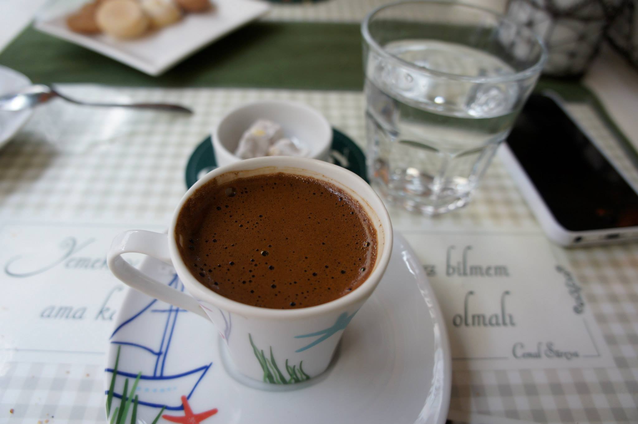 Turkish coffee at Ortaköy Cafe Kahvalti