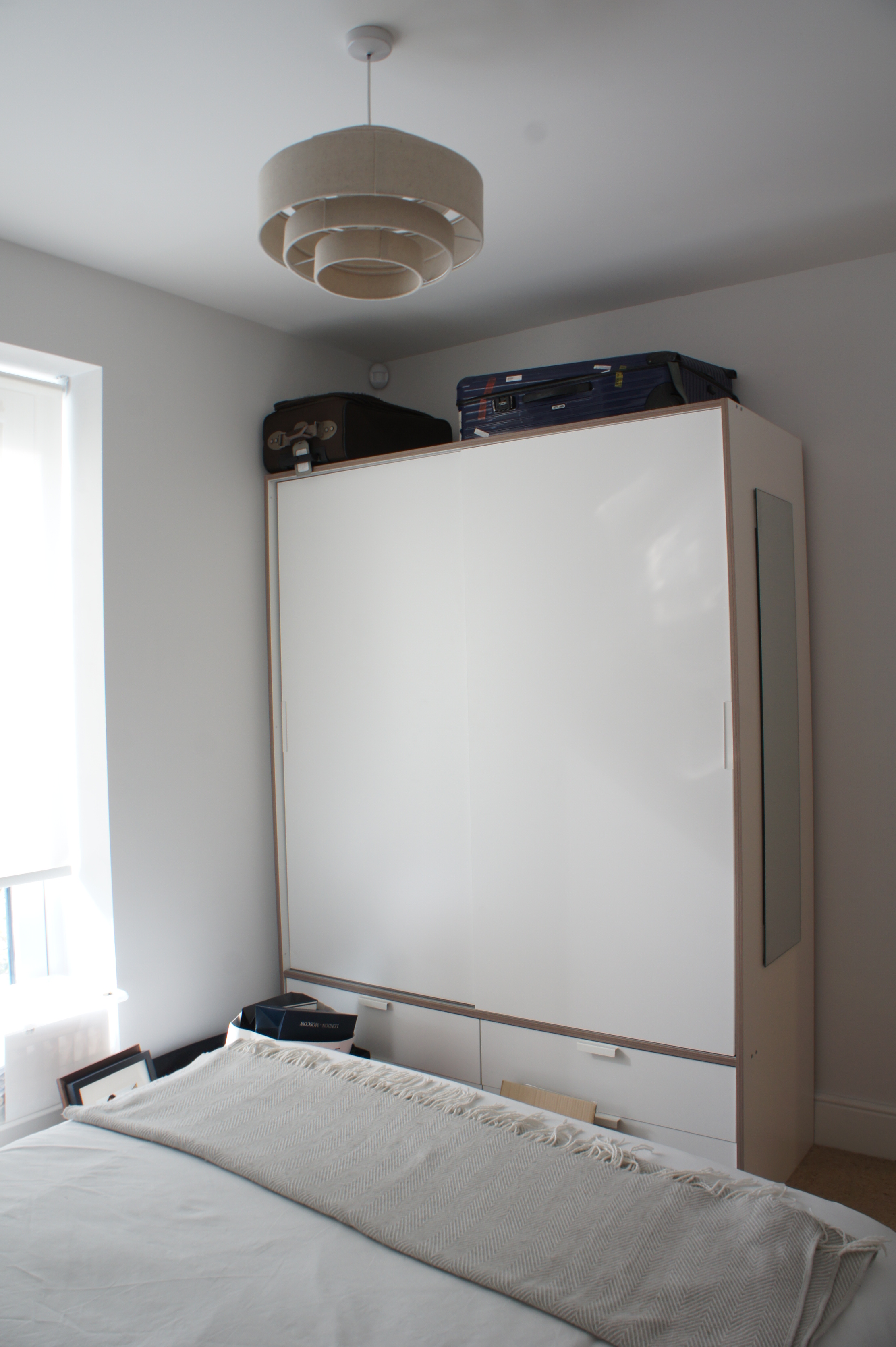 Ikea wardrobe guest bedroom interior design