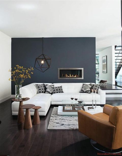 black wall interior inspiration