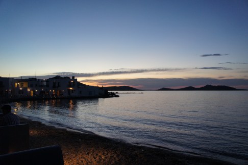 Paros Naoussa sunset
