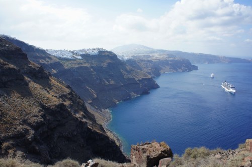 Santorini Skaros Rock