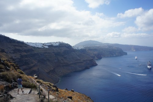 Santorini Skaros Rock