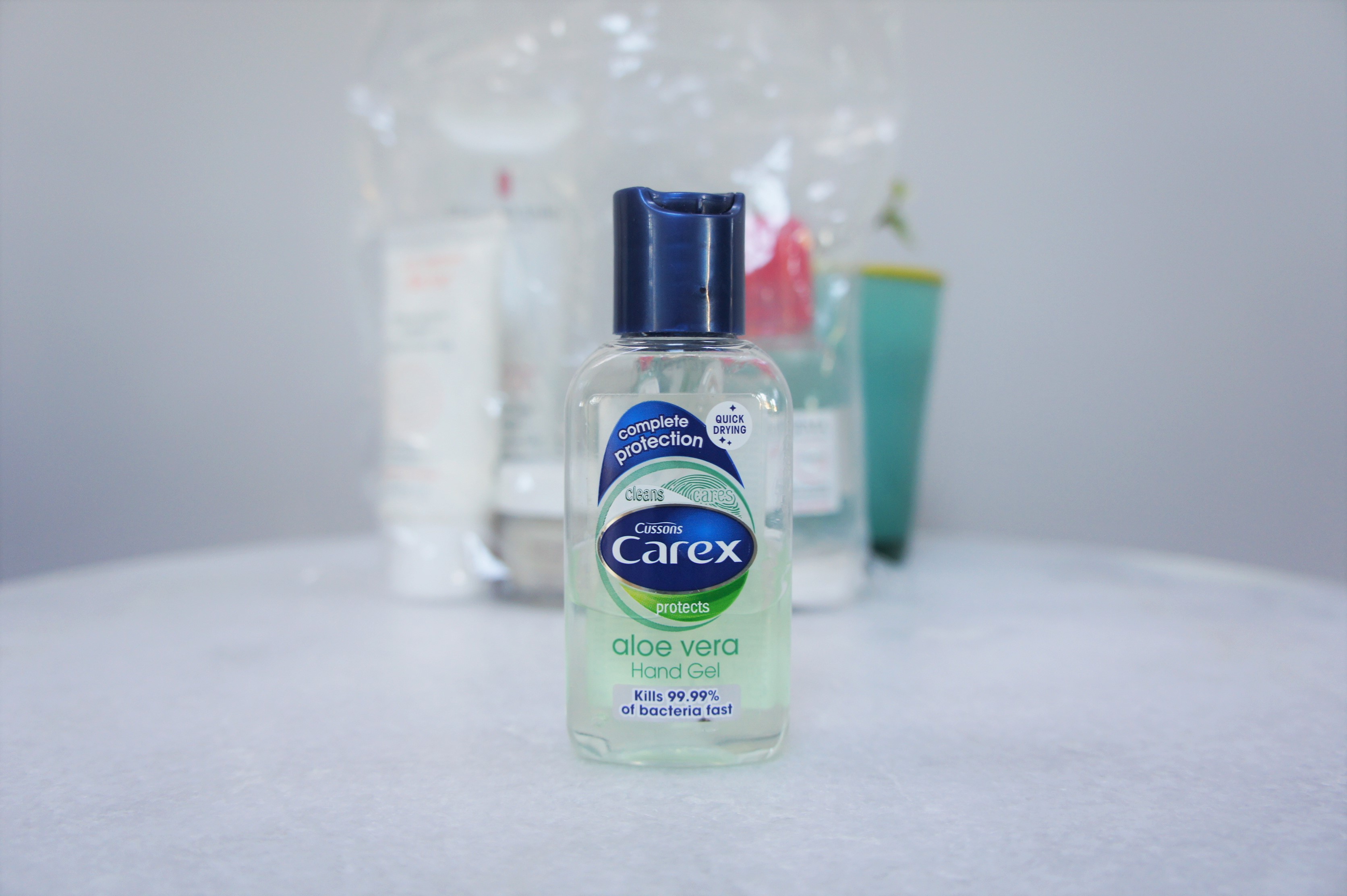 carry on skincare carex hand gel