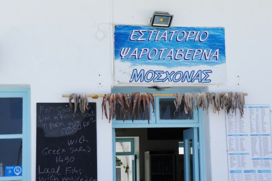 Naoussa restaurant pulpo Paros