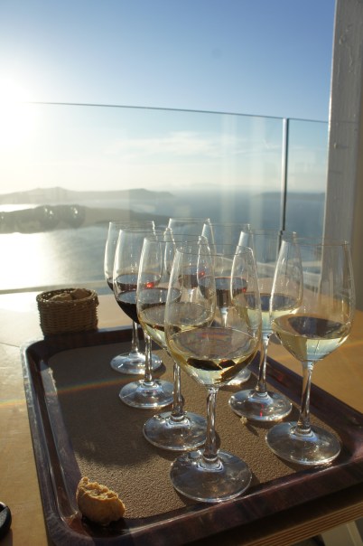Santorini Santo Wines tasting