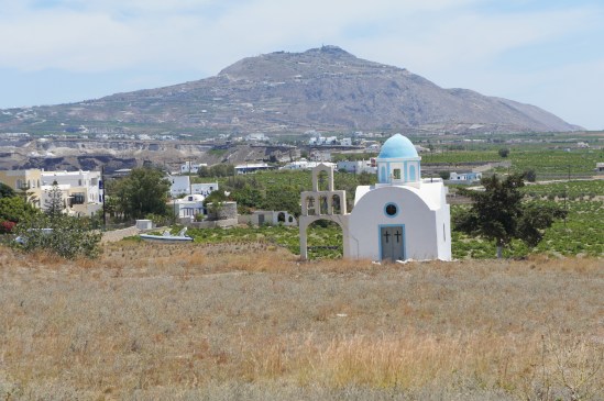 Santorini countryside