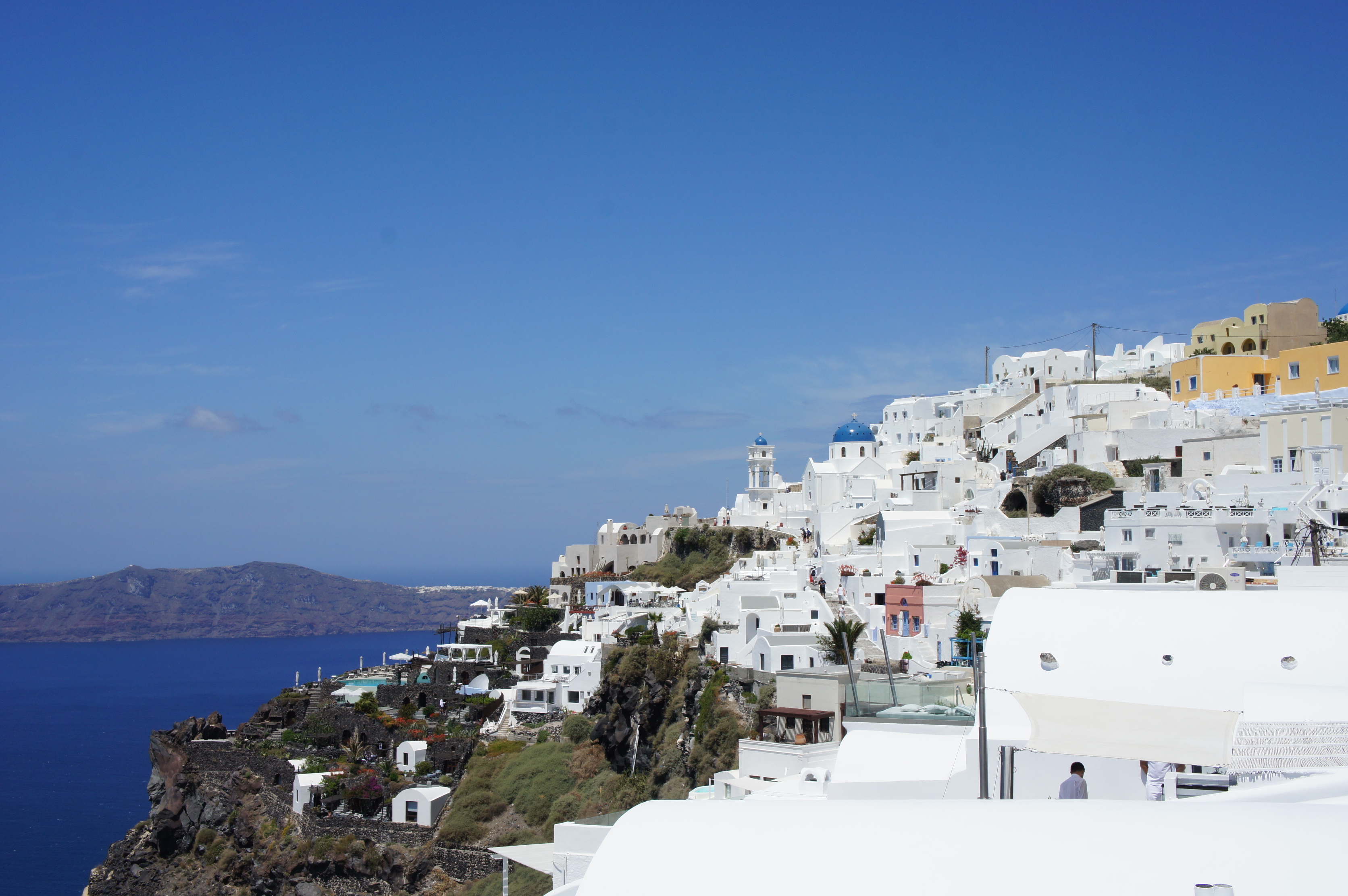 Fira view cliff Santorini