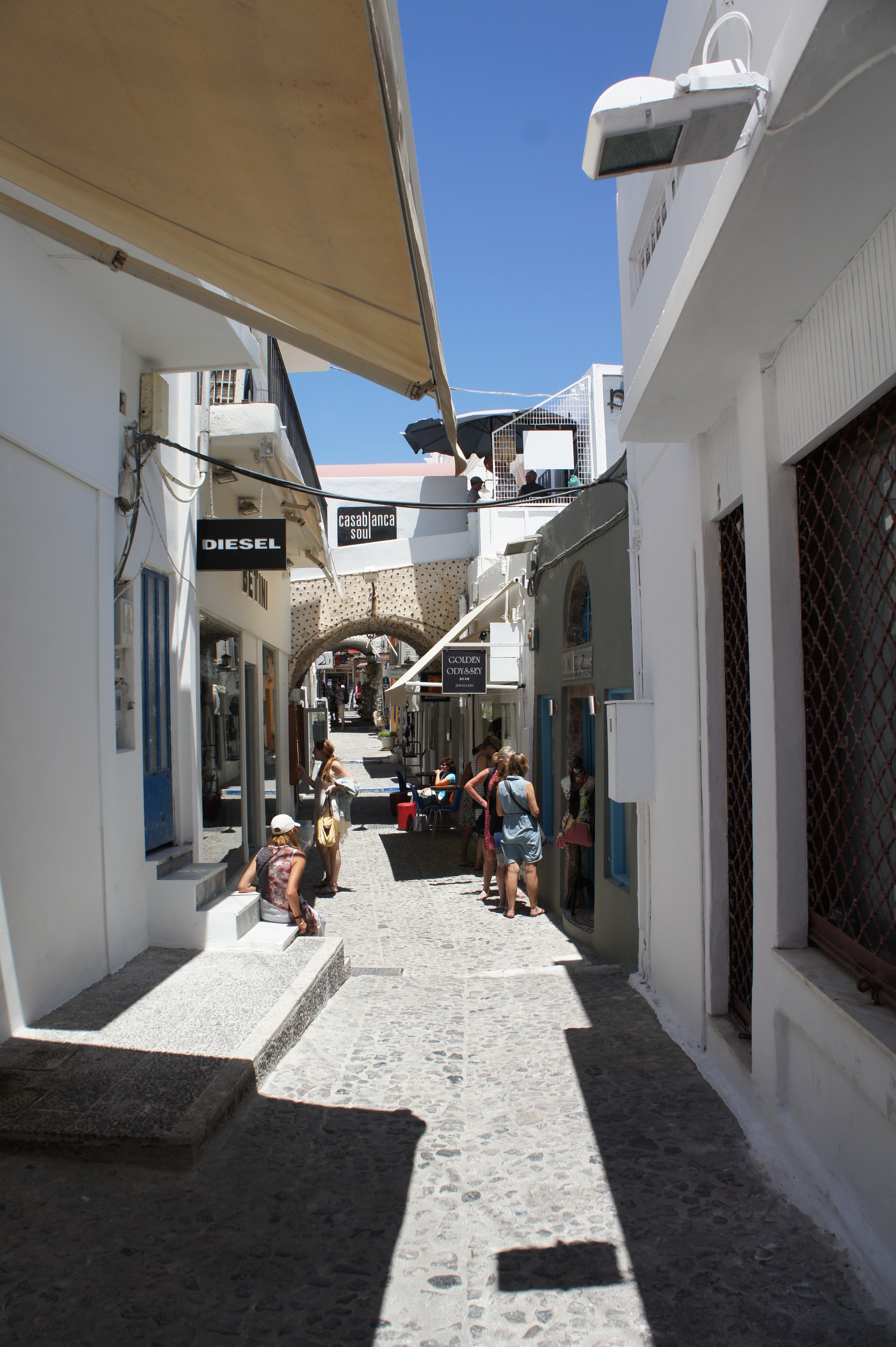 Fira street Santorini