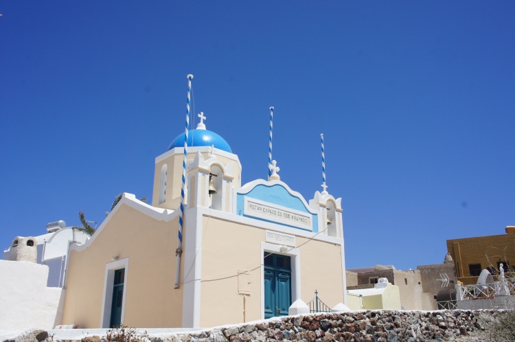 Church in Oia Santorini