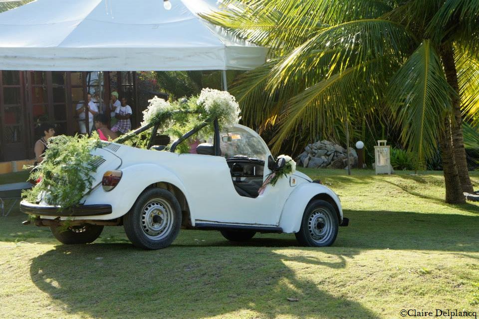 VW Beattle wedding car