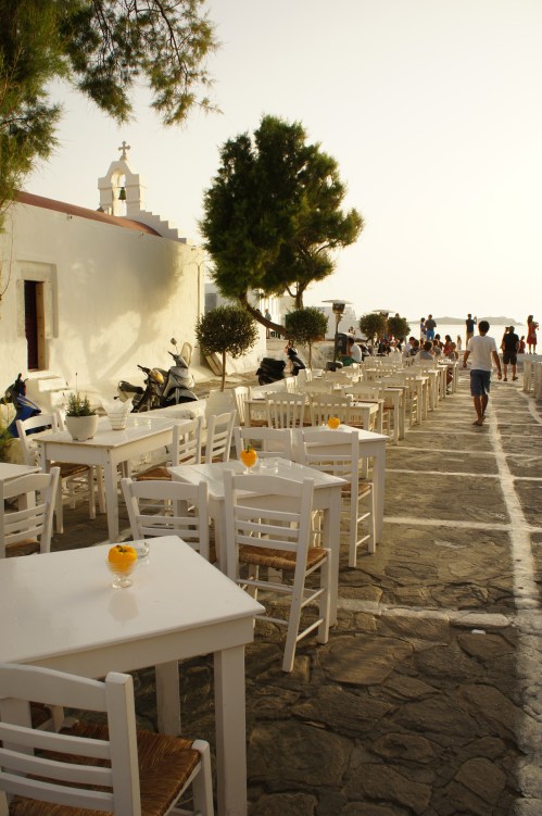 Terrace in Mykonos