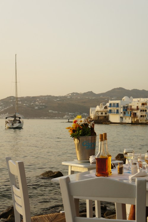 Terrace in Mykonos
