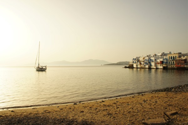 Little Venice Mykonos sunset