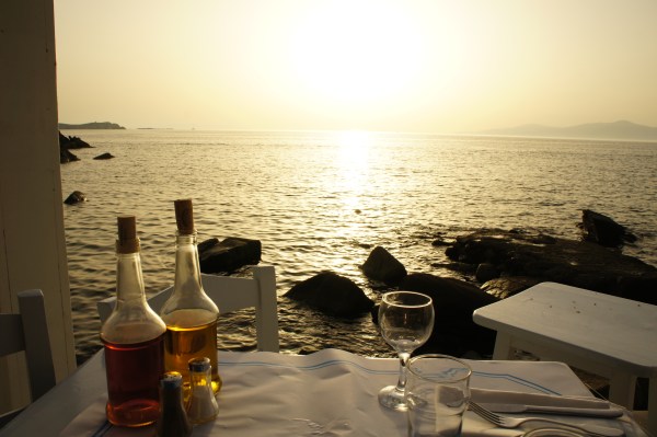 Sea Satin Market restaurant sunset