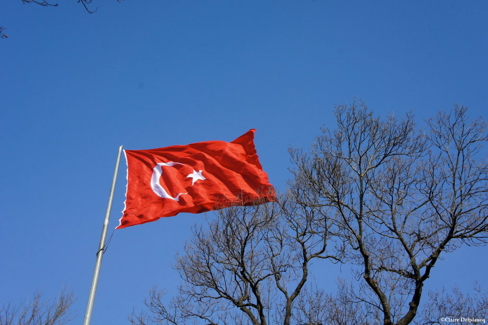 Turkish flag Istanbul