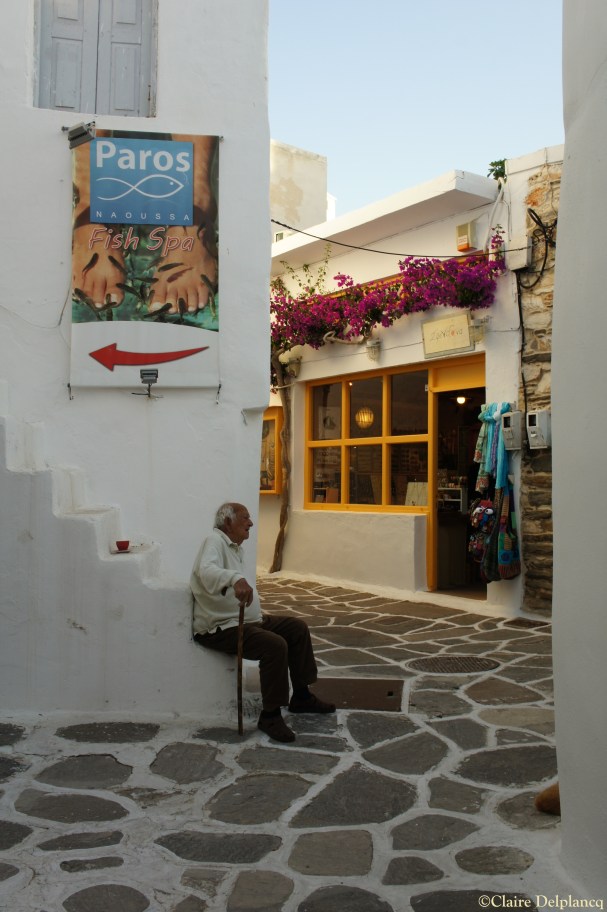 Old man in Naoussa Paros
