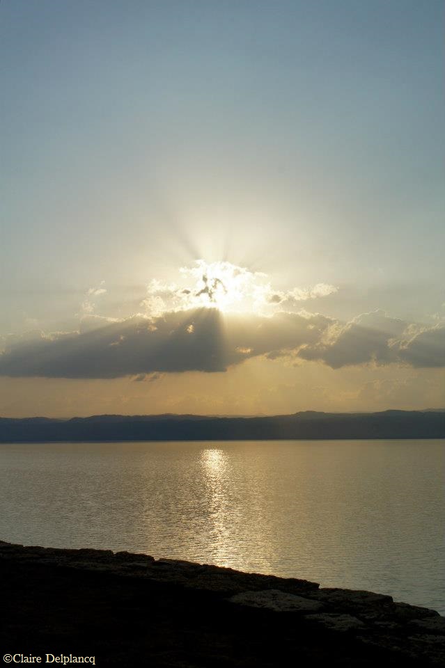 Dead Sea sunset in Jordan