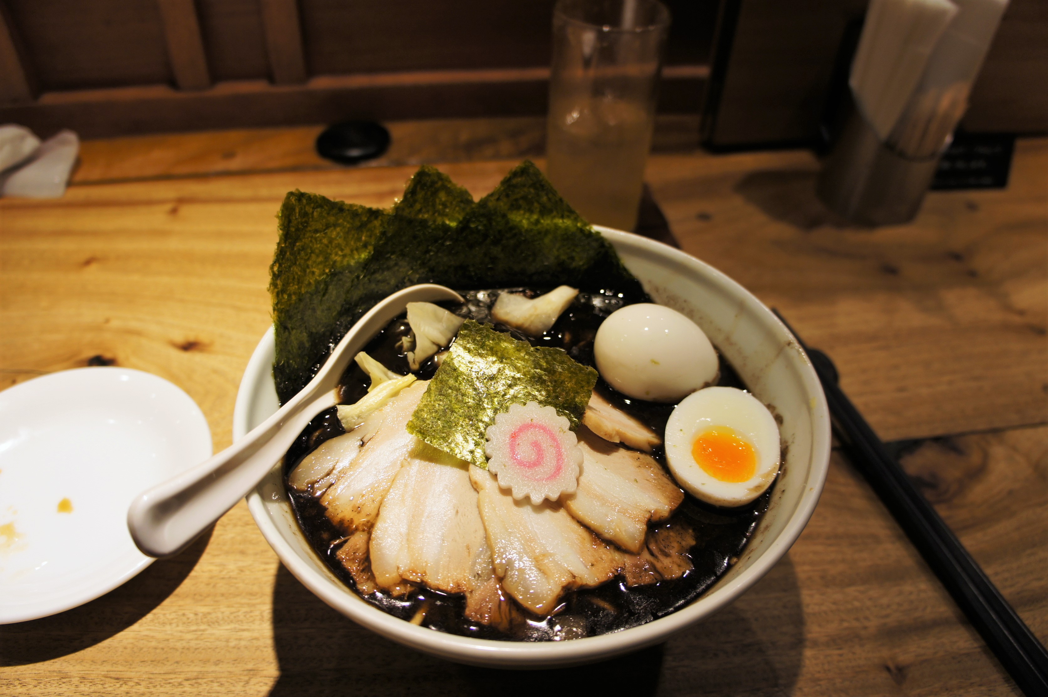 Burnt ramen at Gogyo in Kyoto