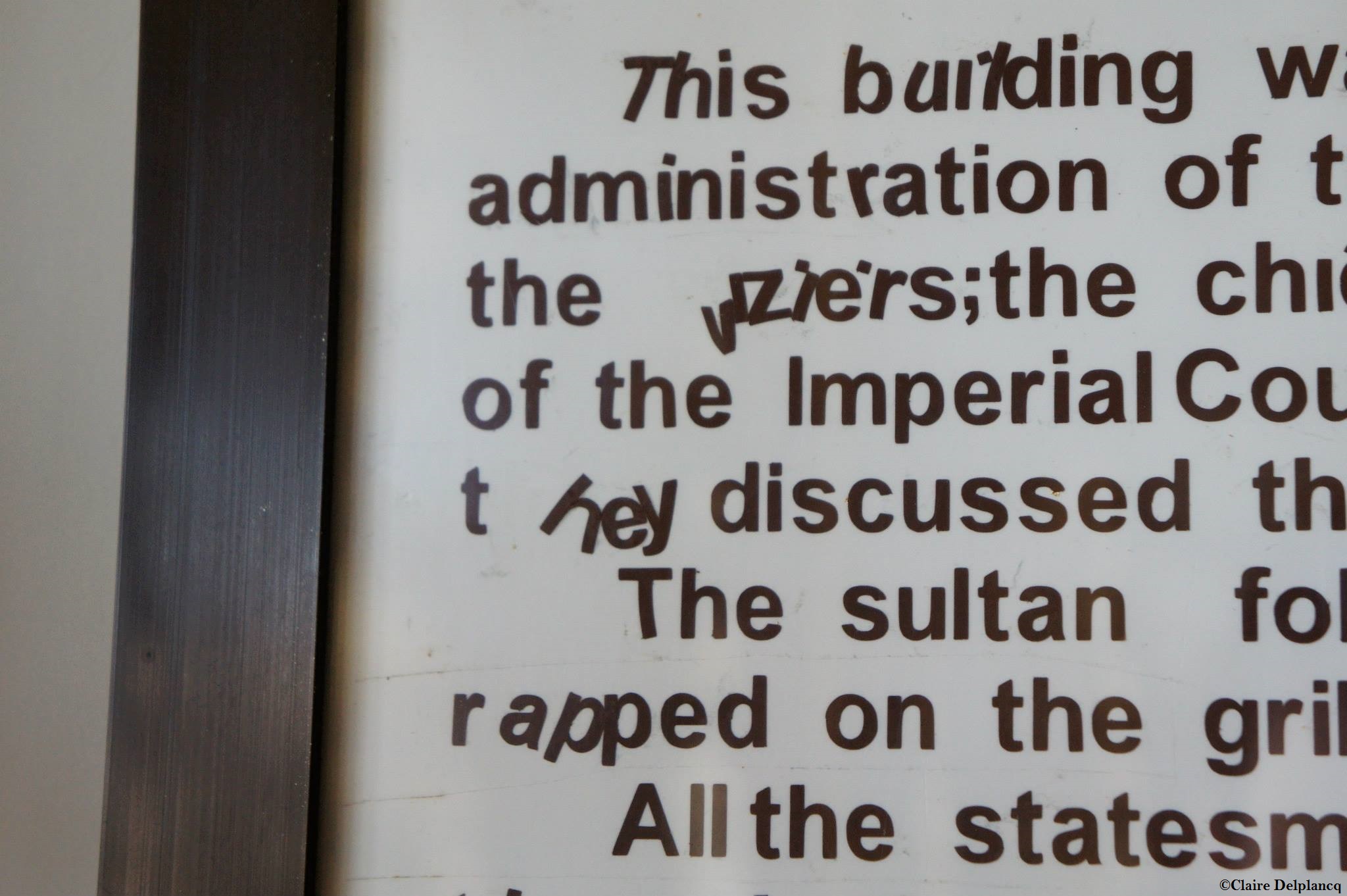 Istanbul Museum sign