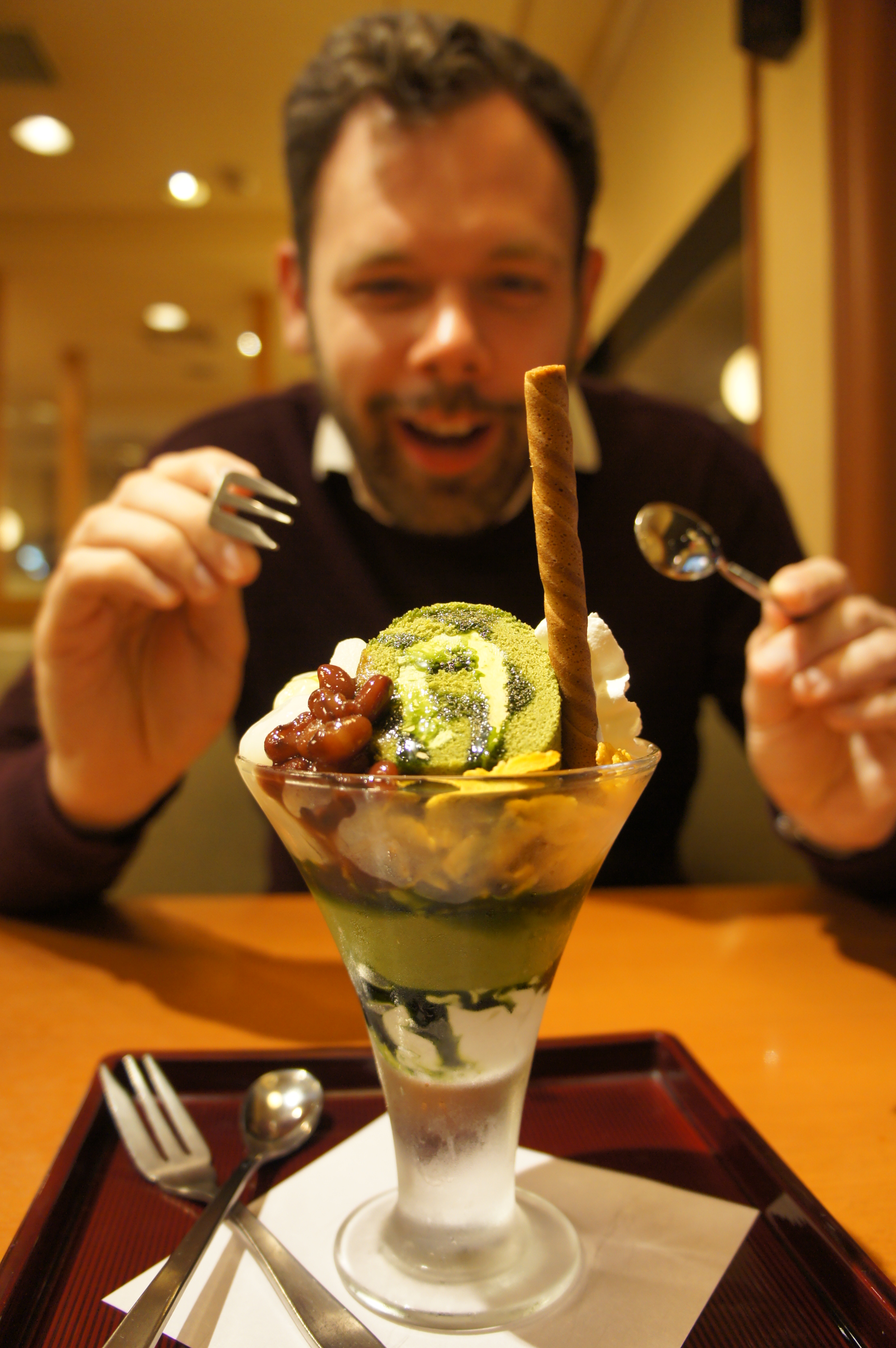 Matcha sundae