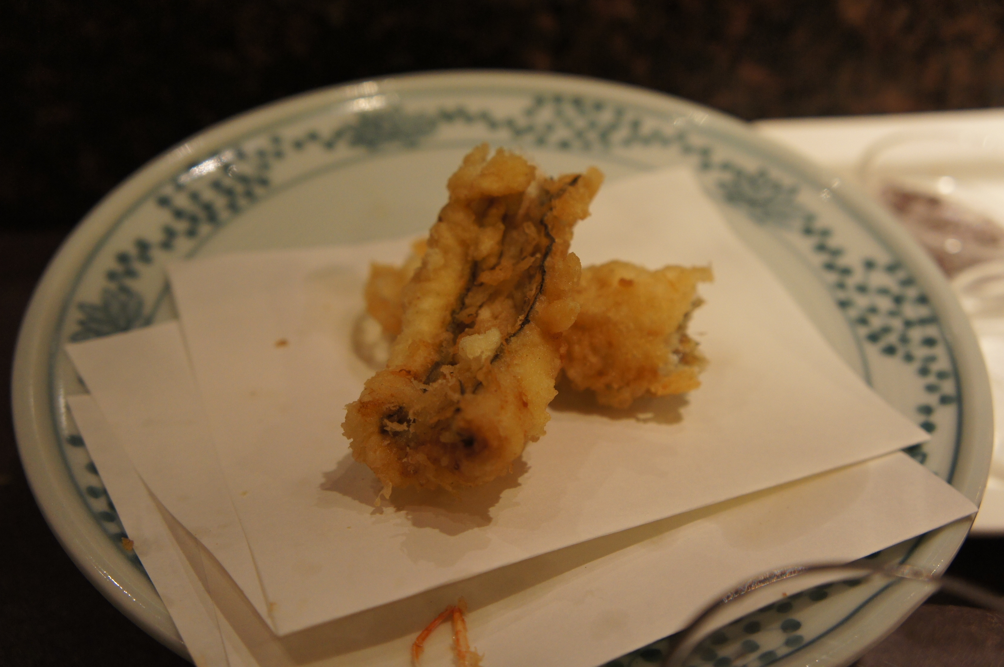 Tempura eel