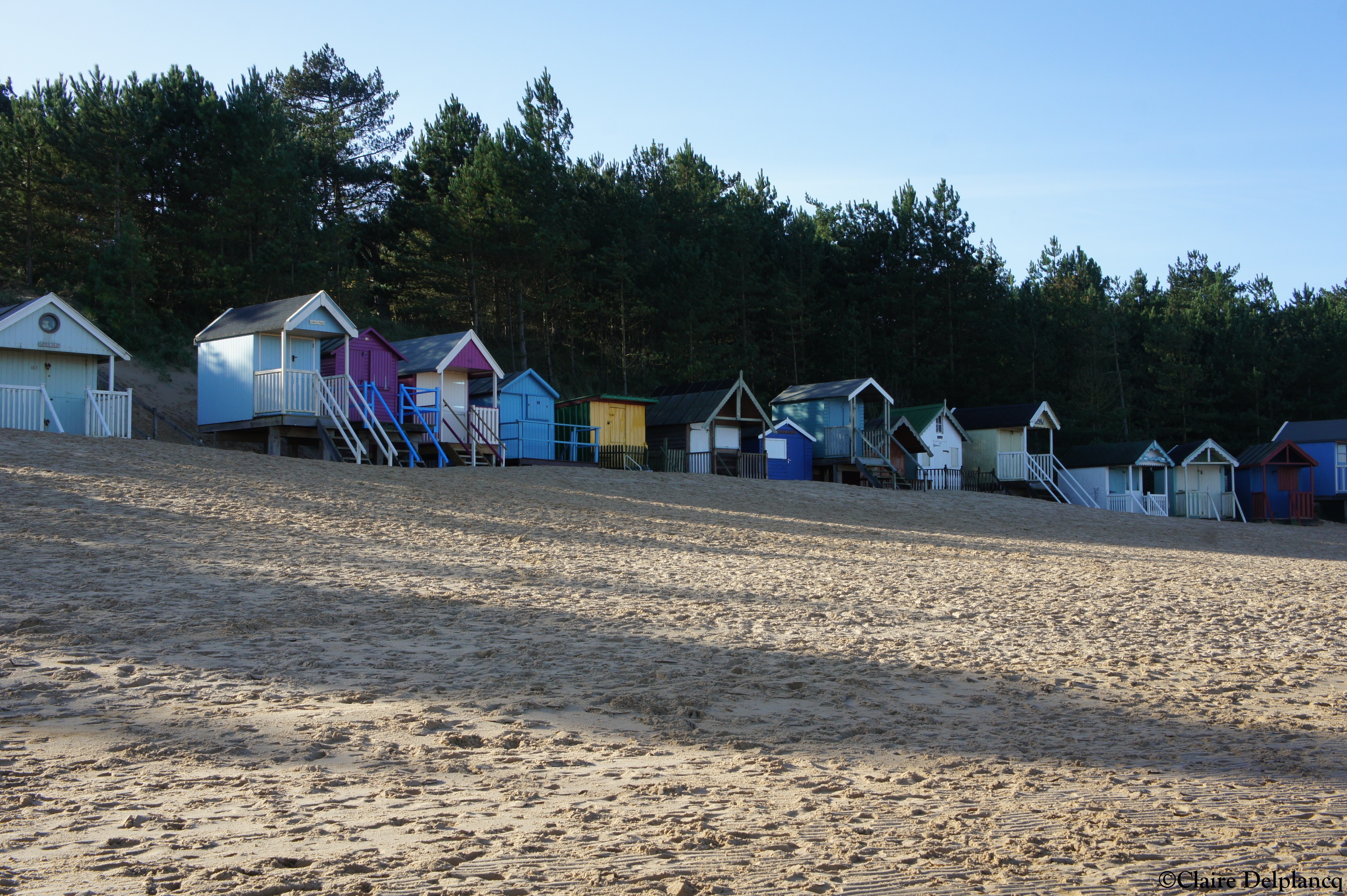 Beach cabins in Wells Next The Sea Norfolk