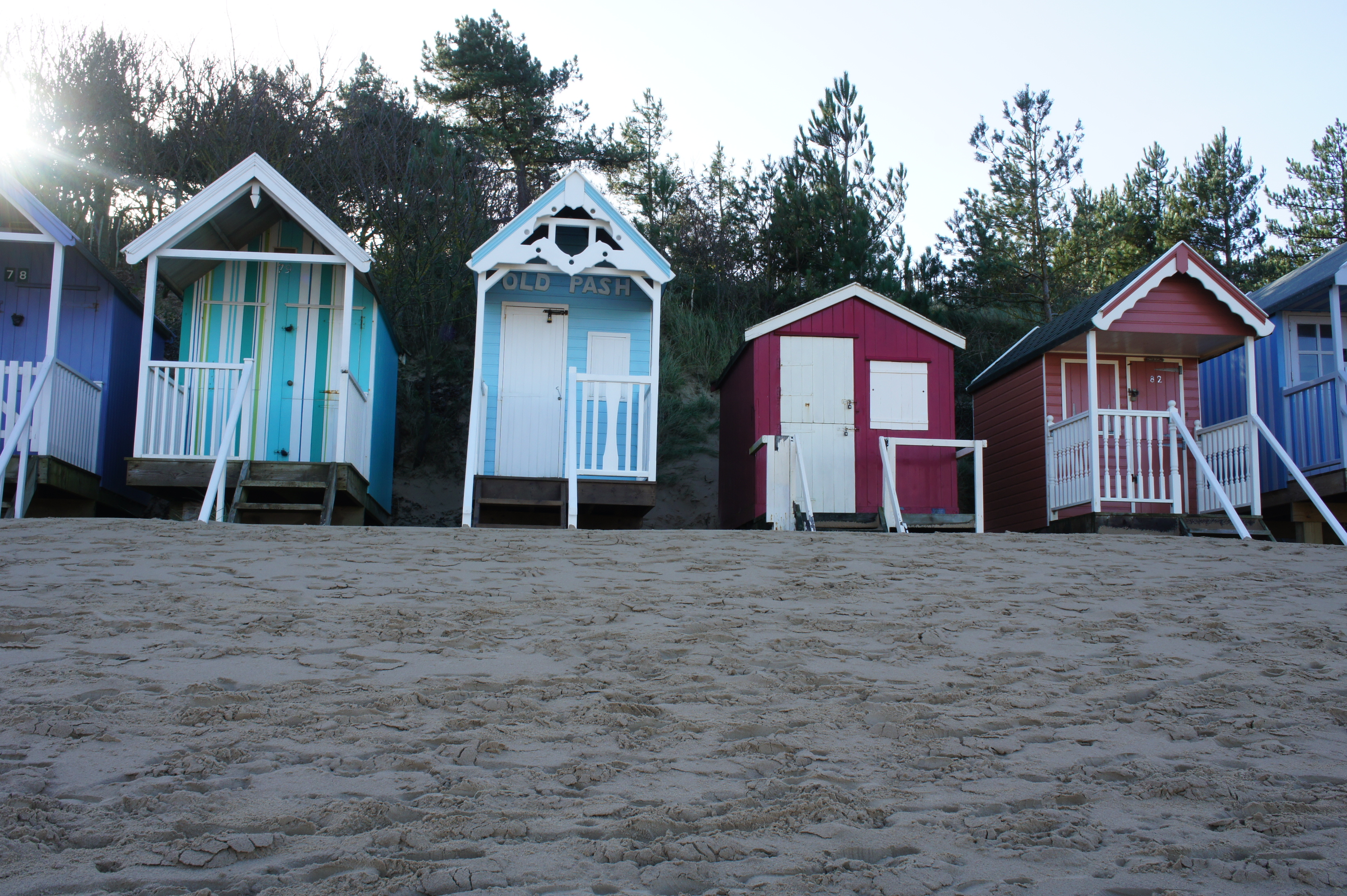 Beach cabins Norfolk
