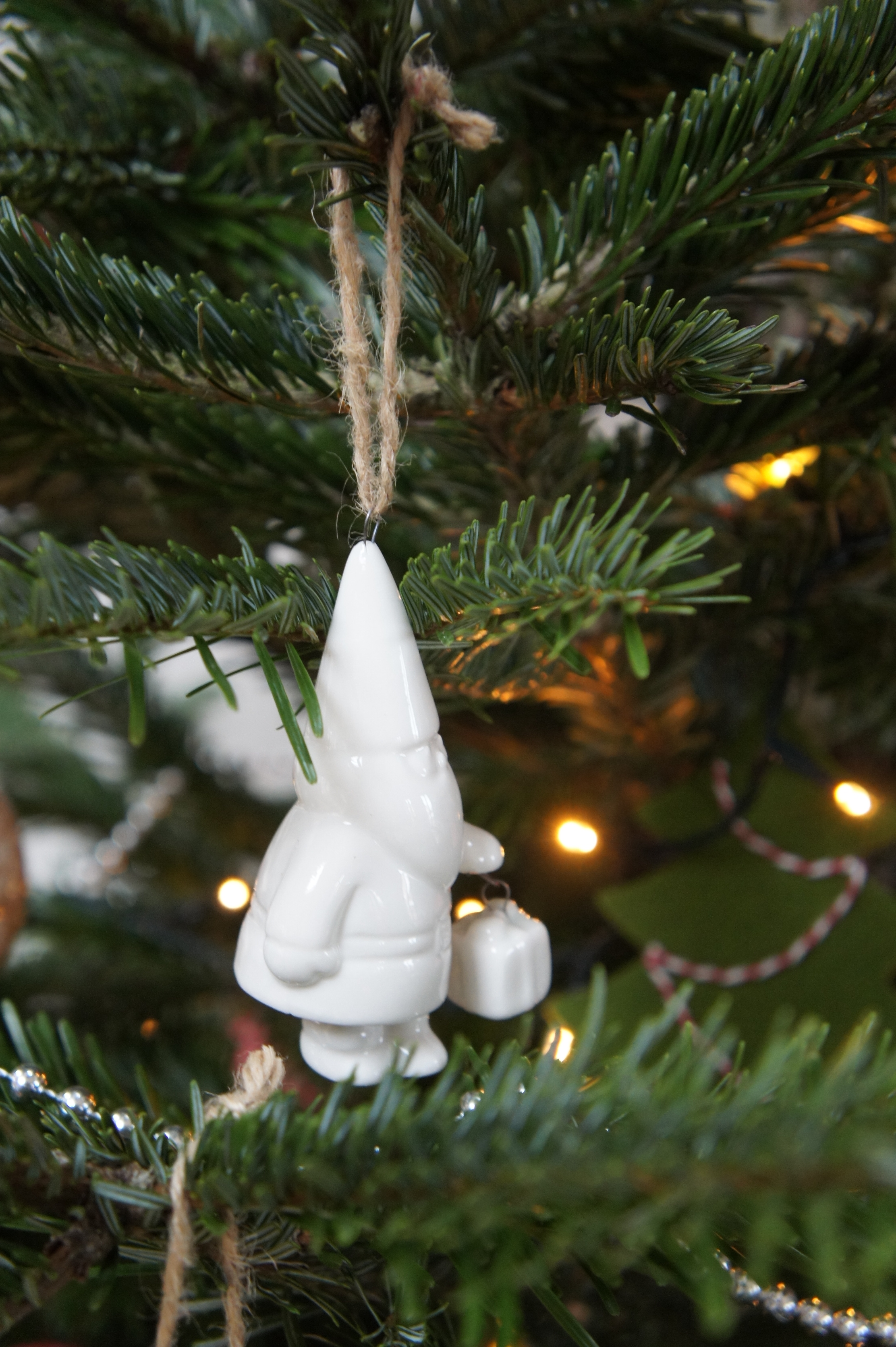 M&S porcelain gnome Christmas tree decoration
