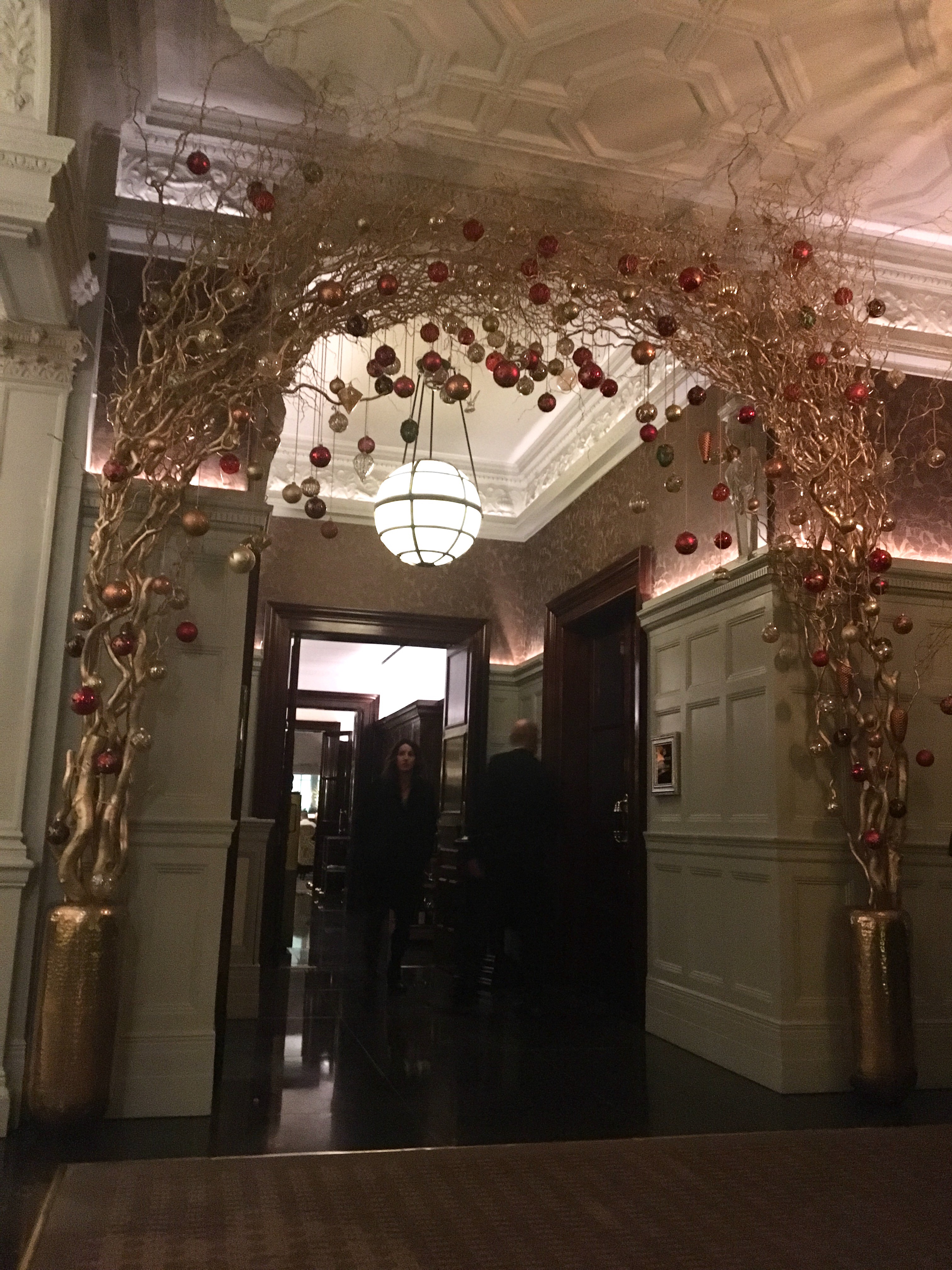 The Connaught Christmas decoration London