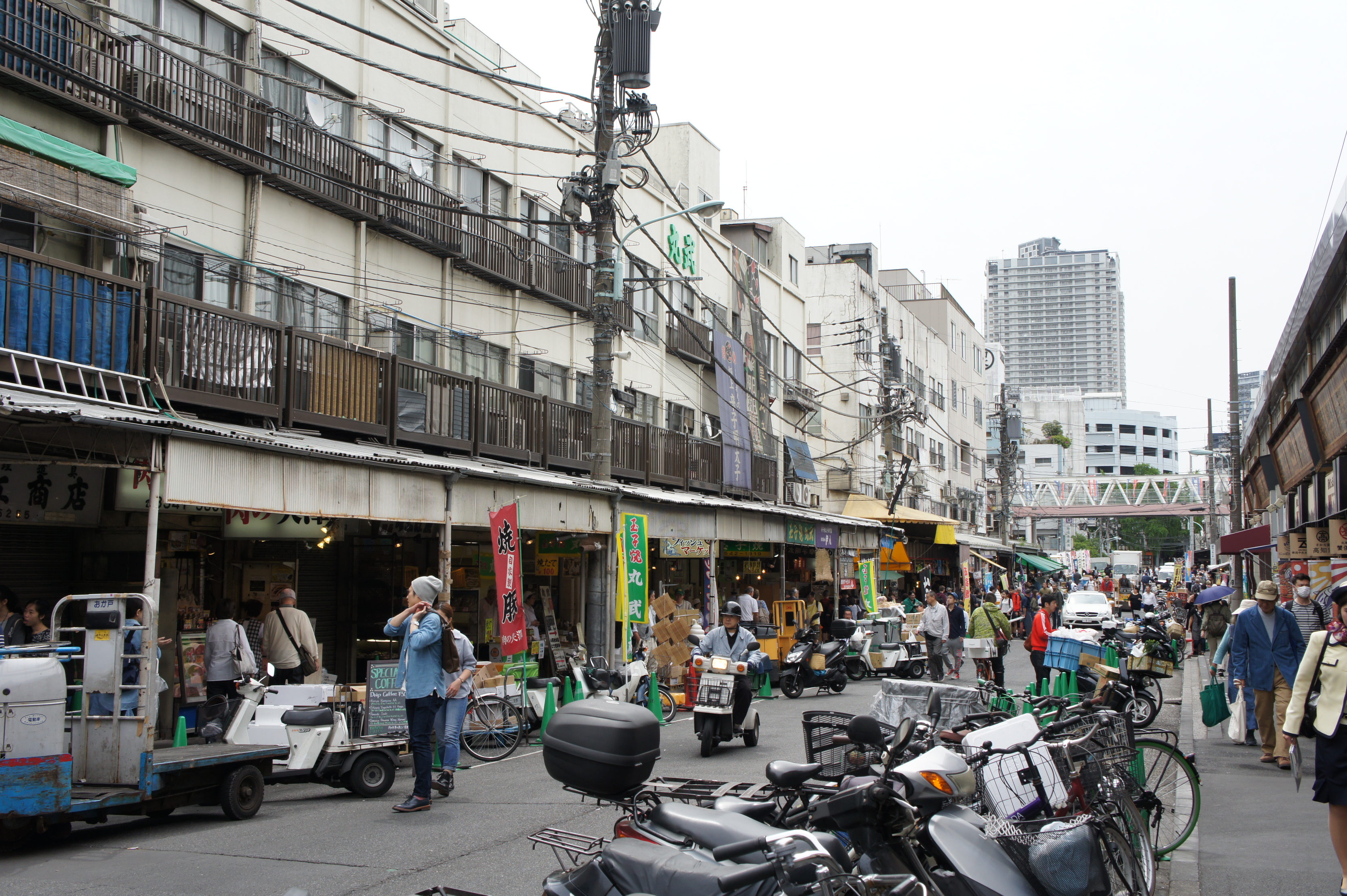 Tsukiji fish market Tokyo