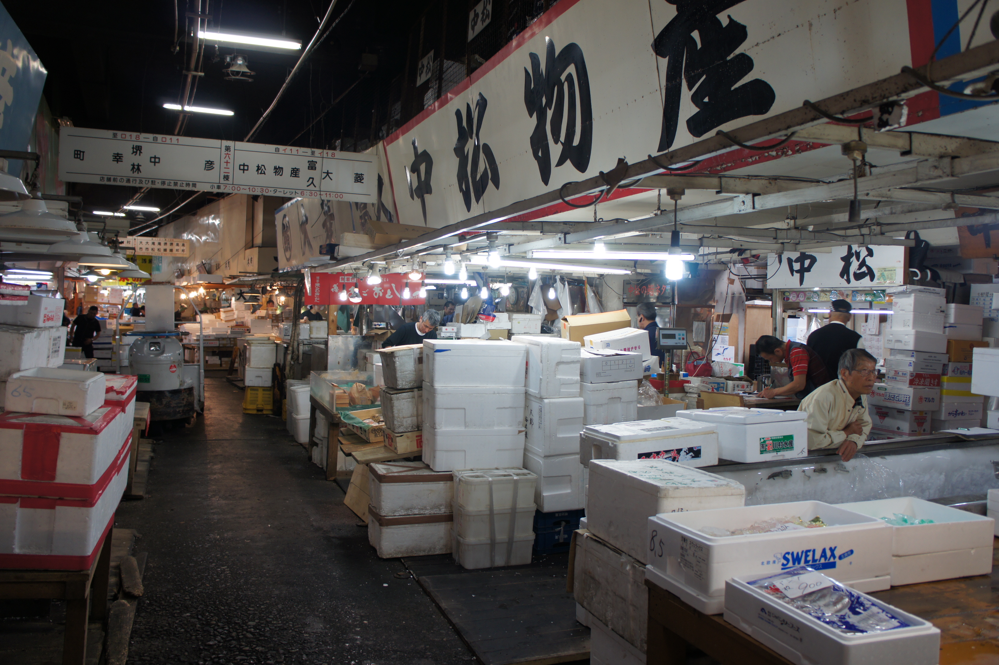 Tsukiji fish market Tokyo