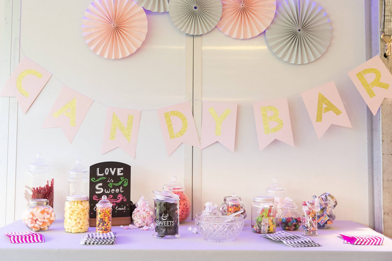 Wedding candy bar