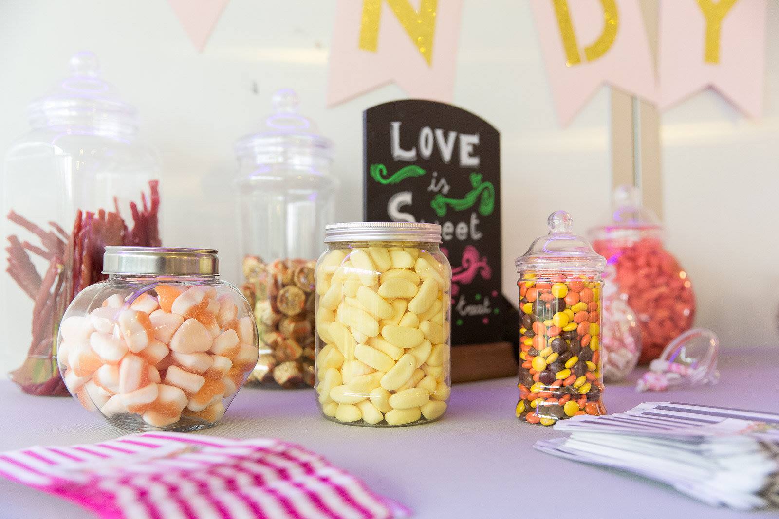 Wedding candy bar