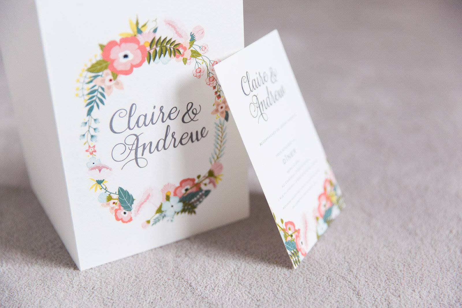 L'Art Du Papier wedding invitation