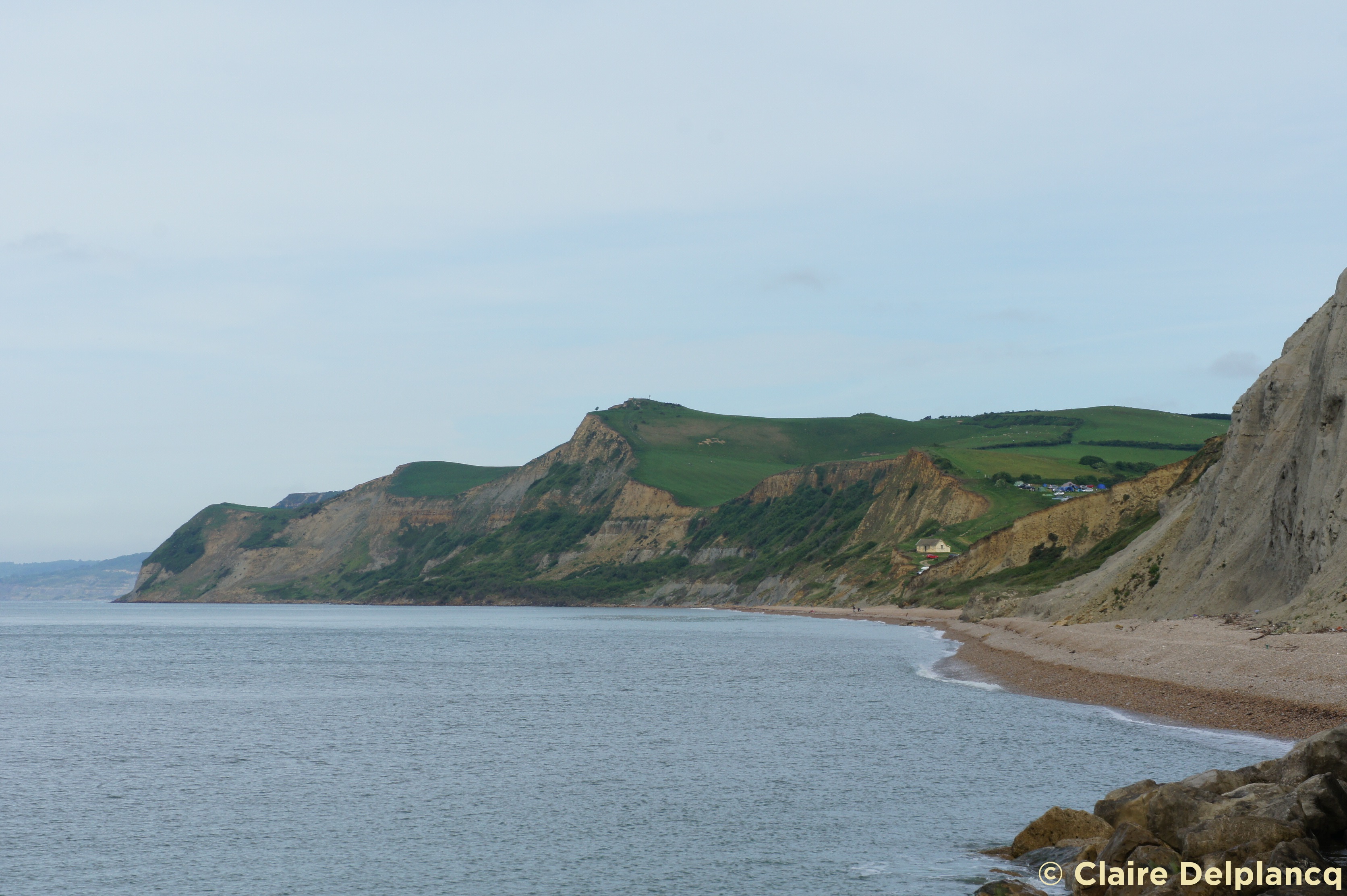 West Bay cliffs