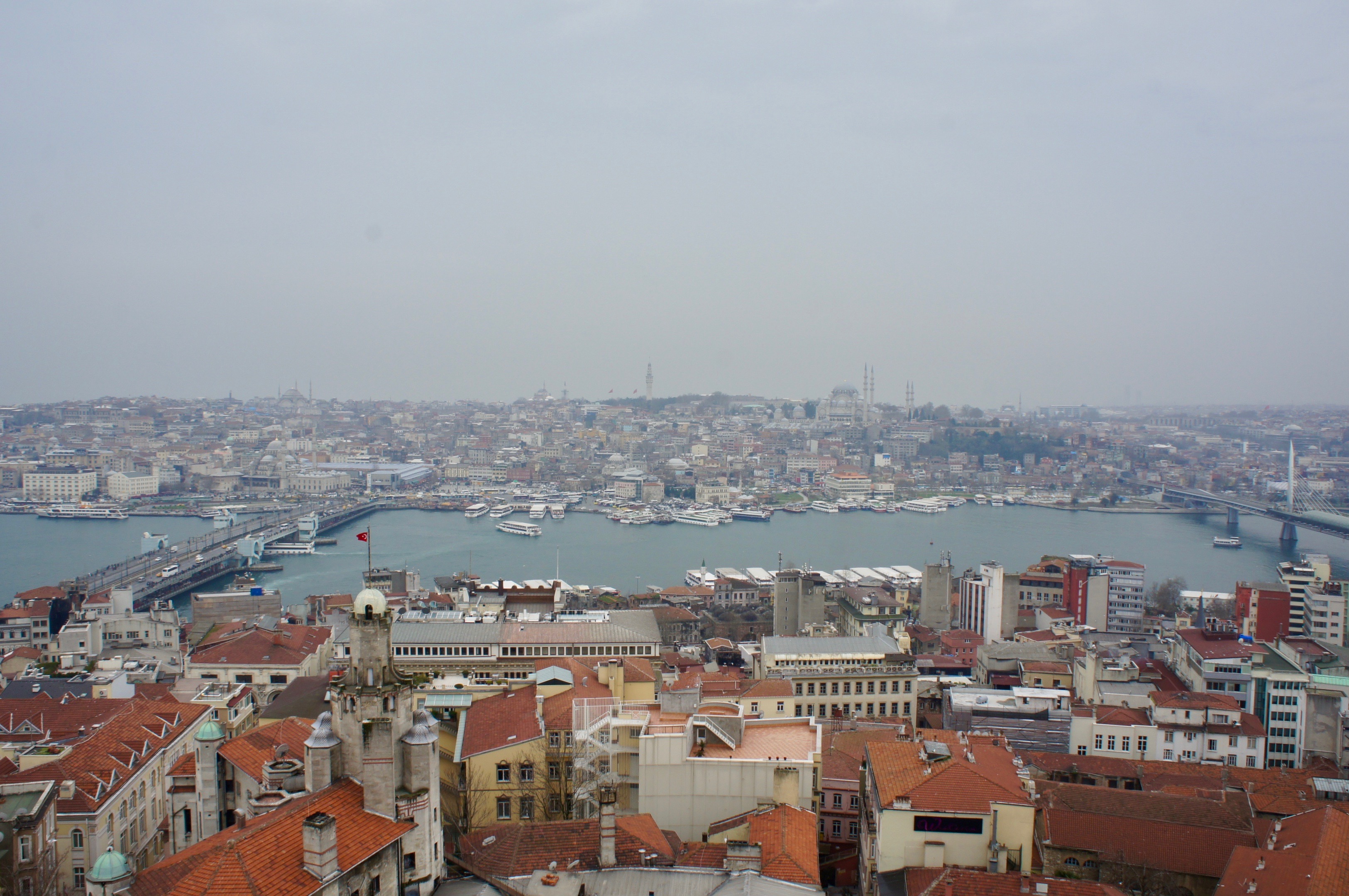 View from Galata Tower in Istanbul