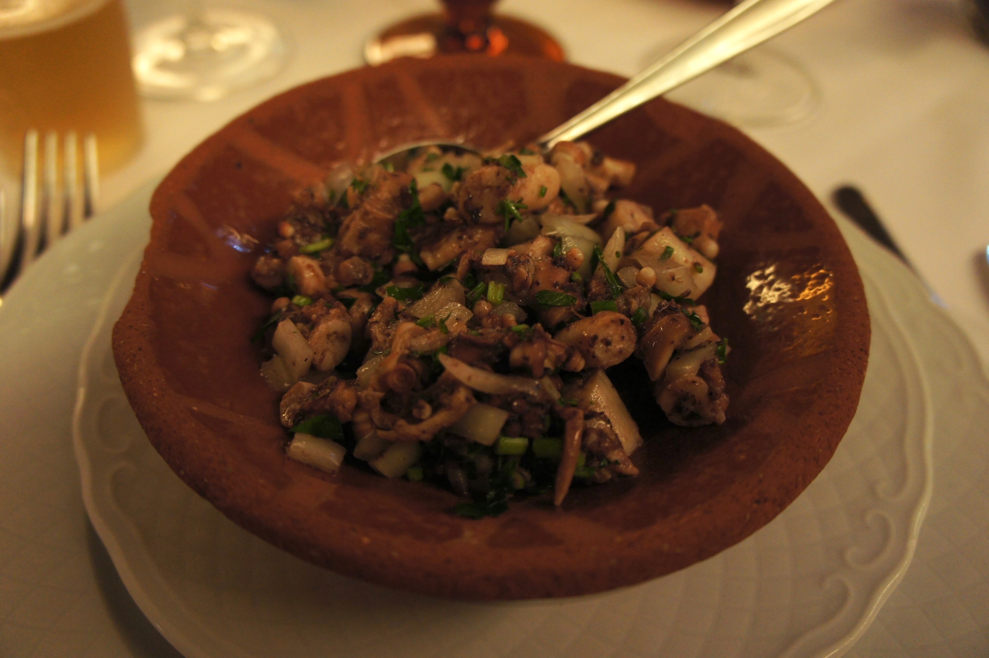 Octopus salad Ponto Final Lisbon