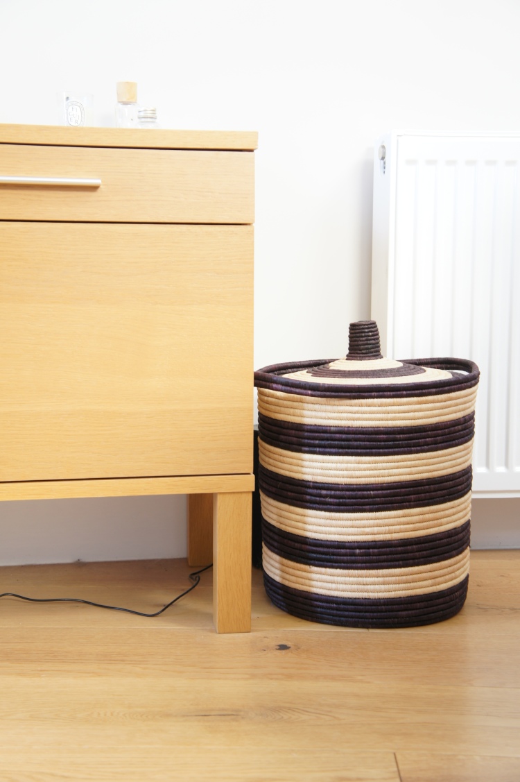 Storage basket in living-room