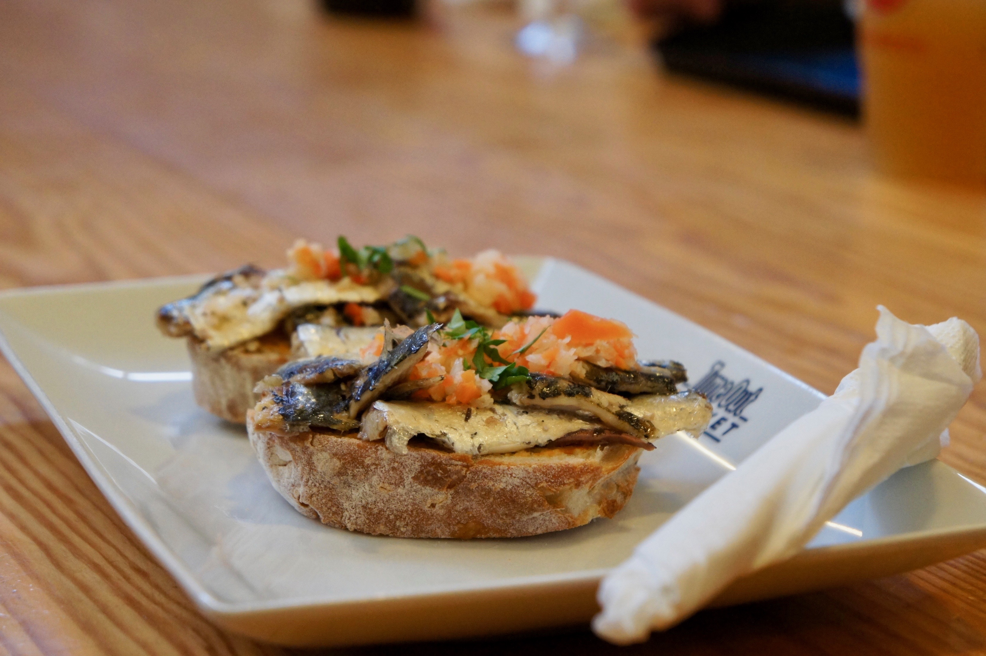 Sardine bruschetta Time Out Market Lisbon