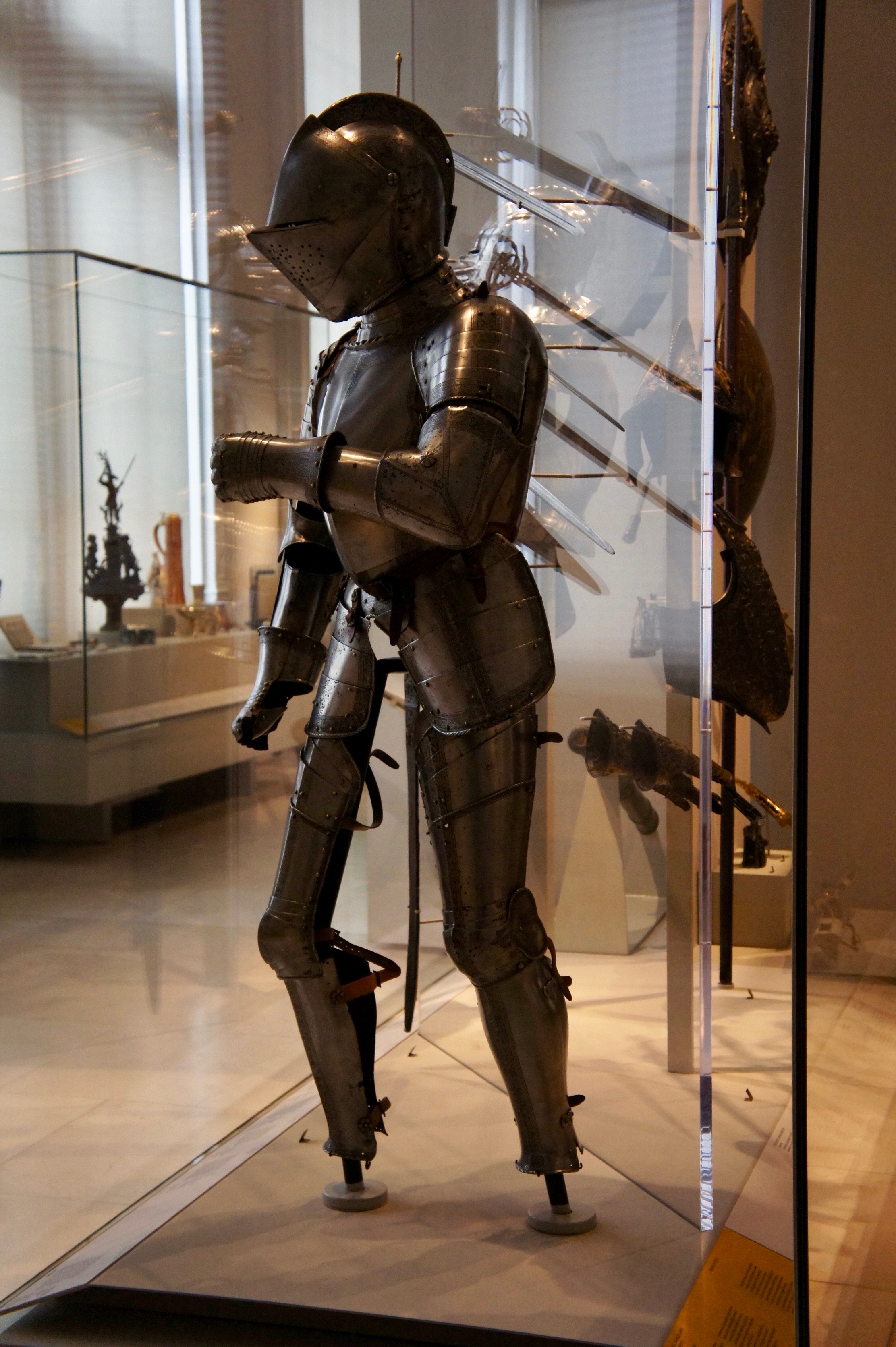 Knight armour at the Victoria and Albert Museum