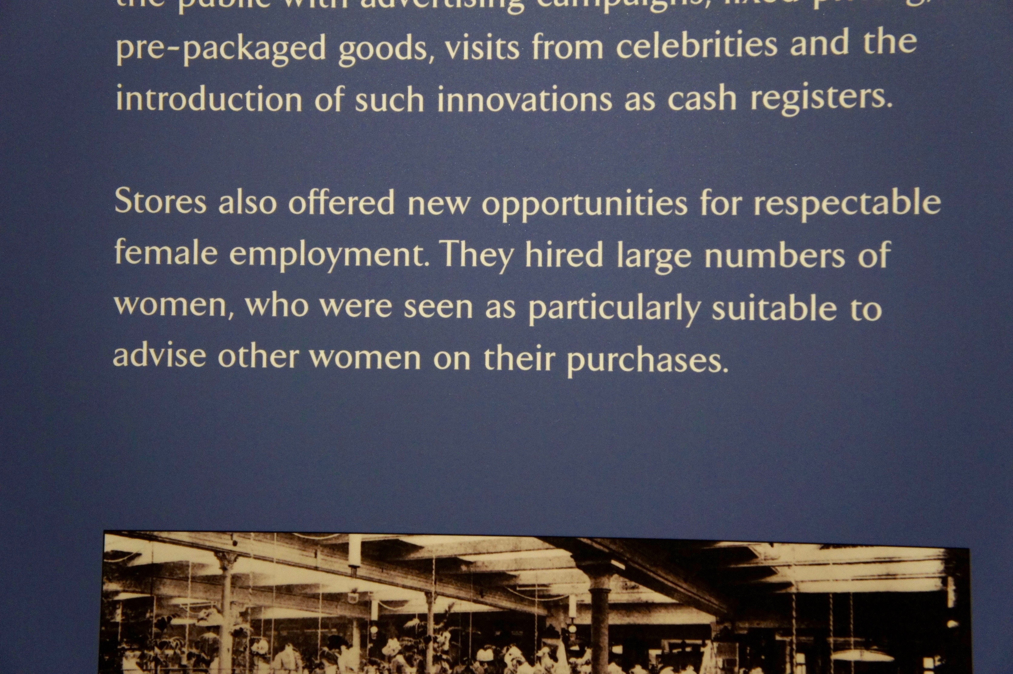 Women work in 1800 at the Victoria and Albert Museum