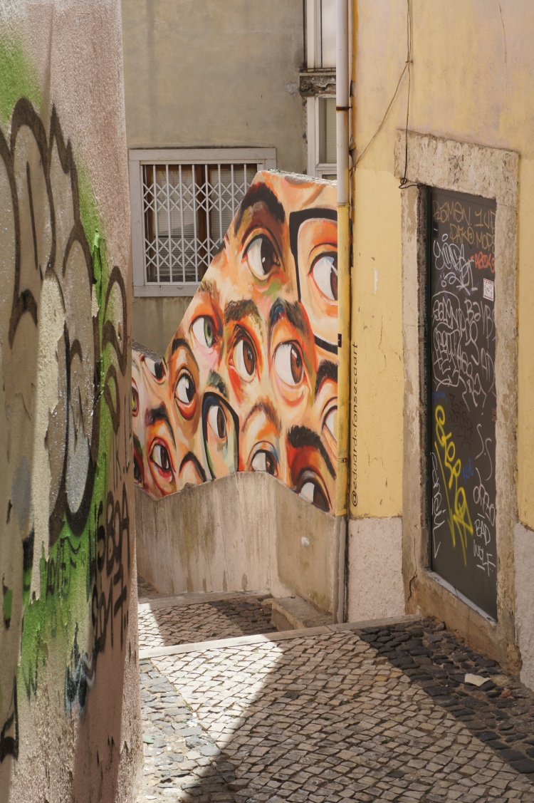Street art Alfama Lisbon
