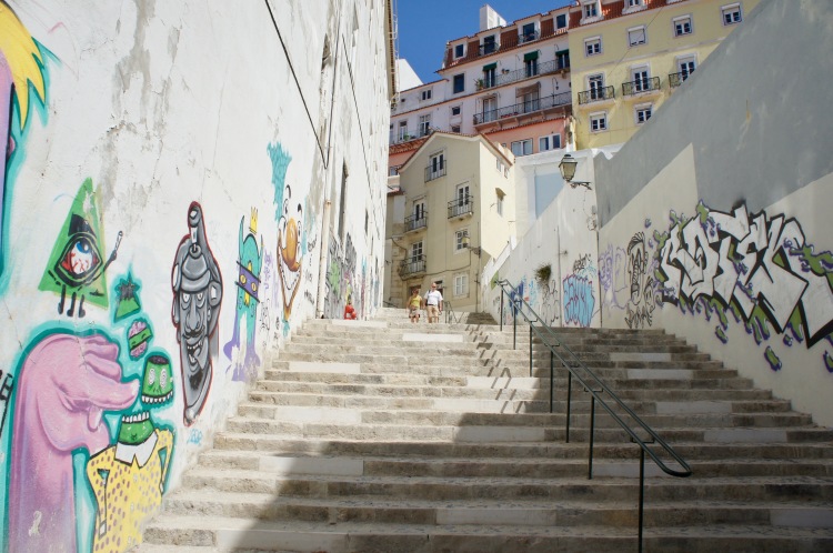 Alfama stairs Lisbon