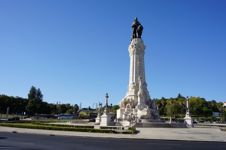 Marquess Pombal Statue Lisbon