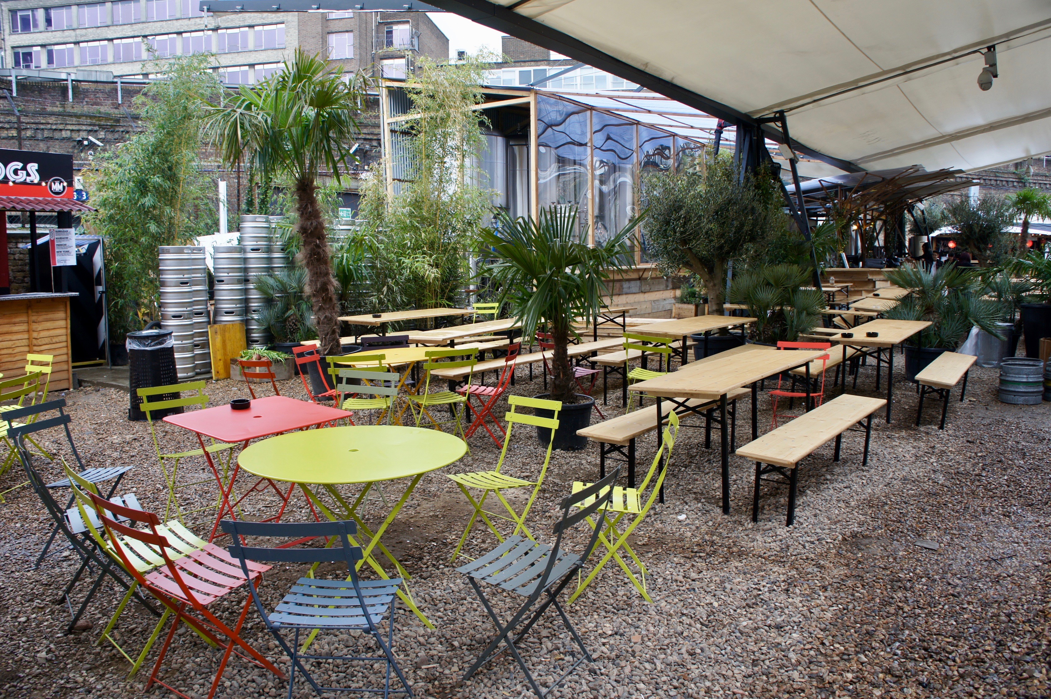 Mercato Metropolitano London outdoor area