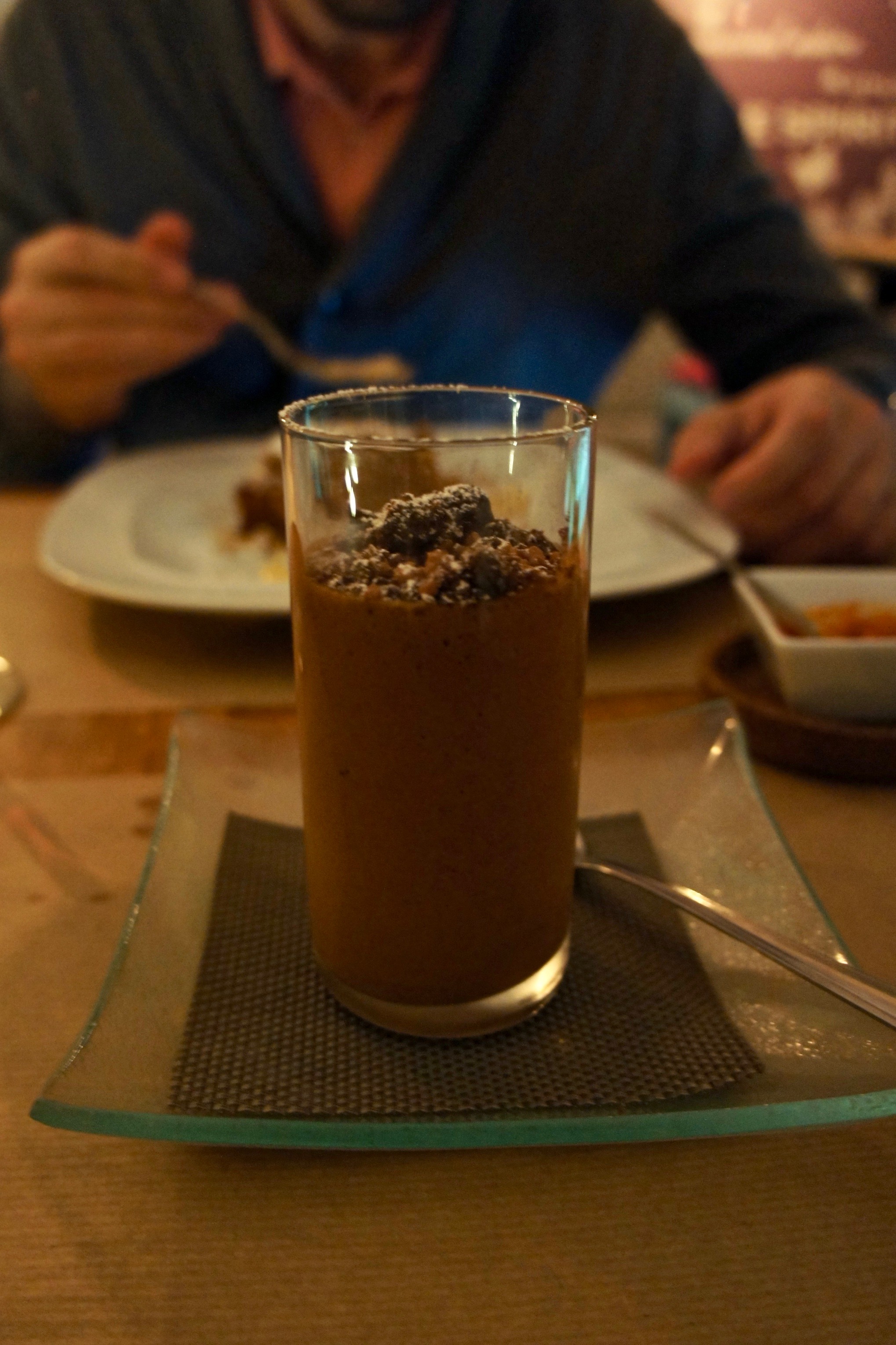 Chocolate mousse Restaurante Funky