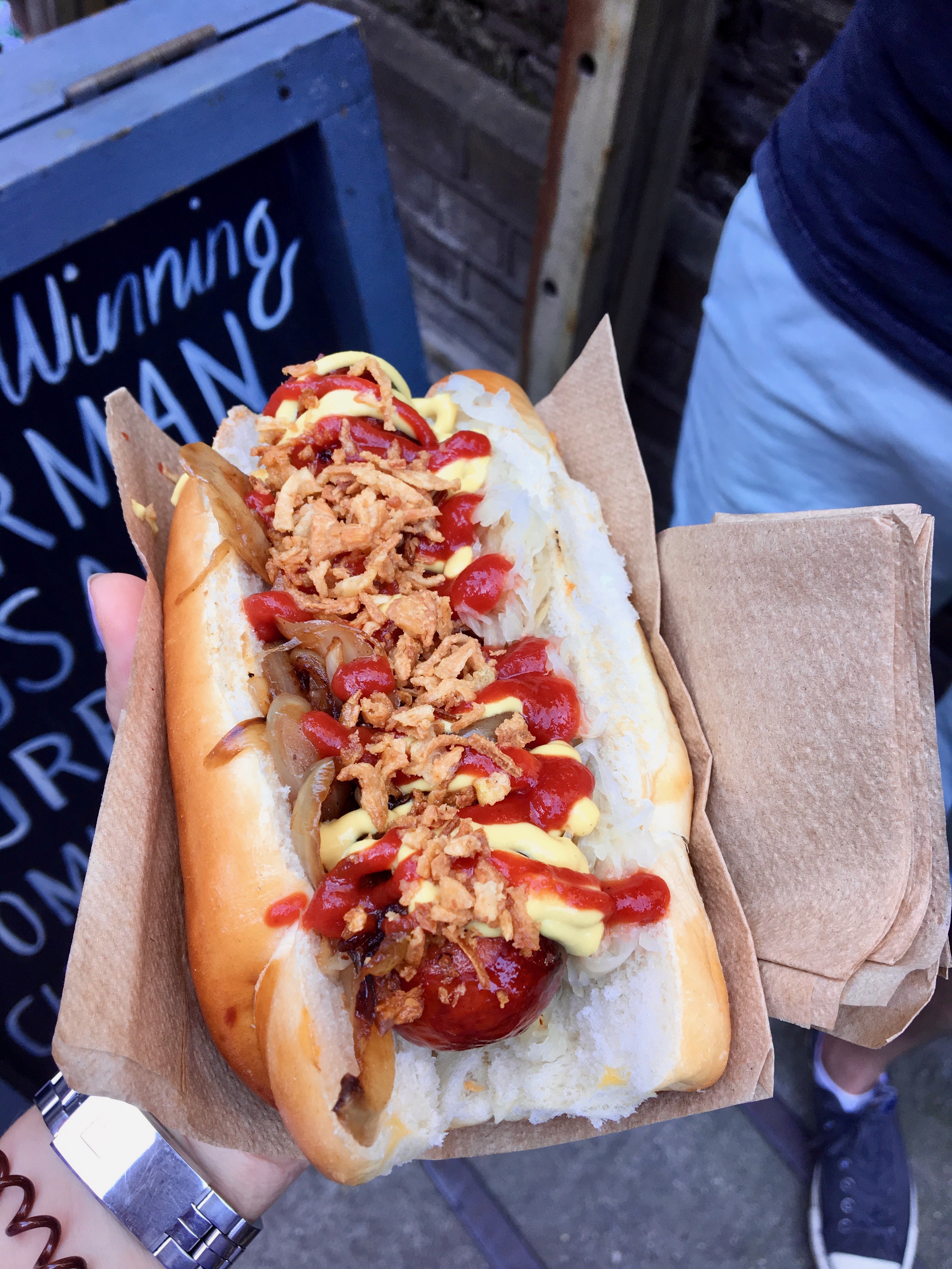 Maltby Street Herman Ze German hotdog