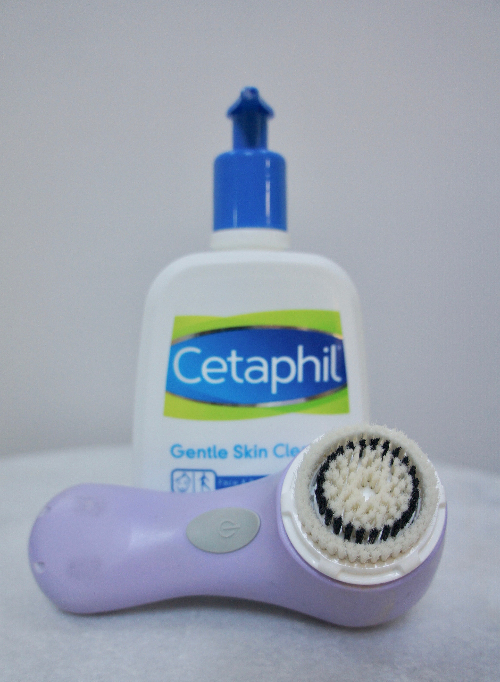 Clarisonic brush and Cetaphil