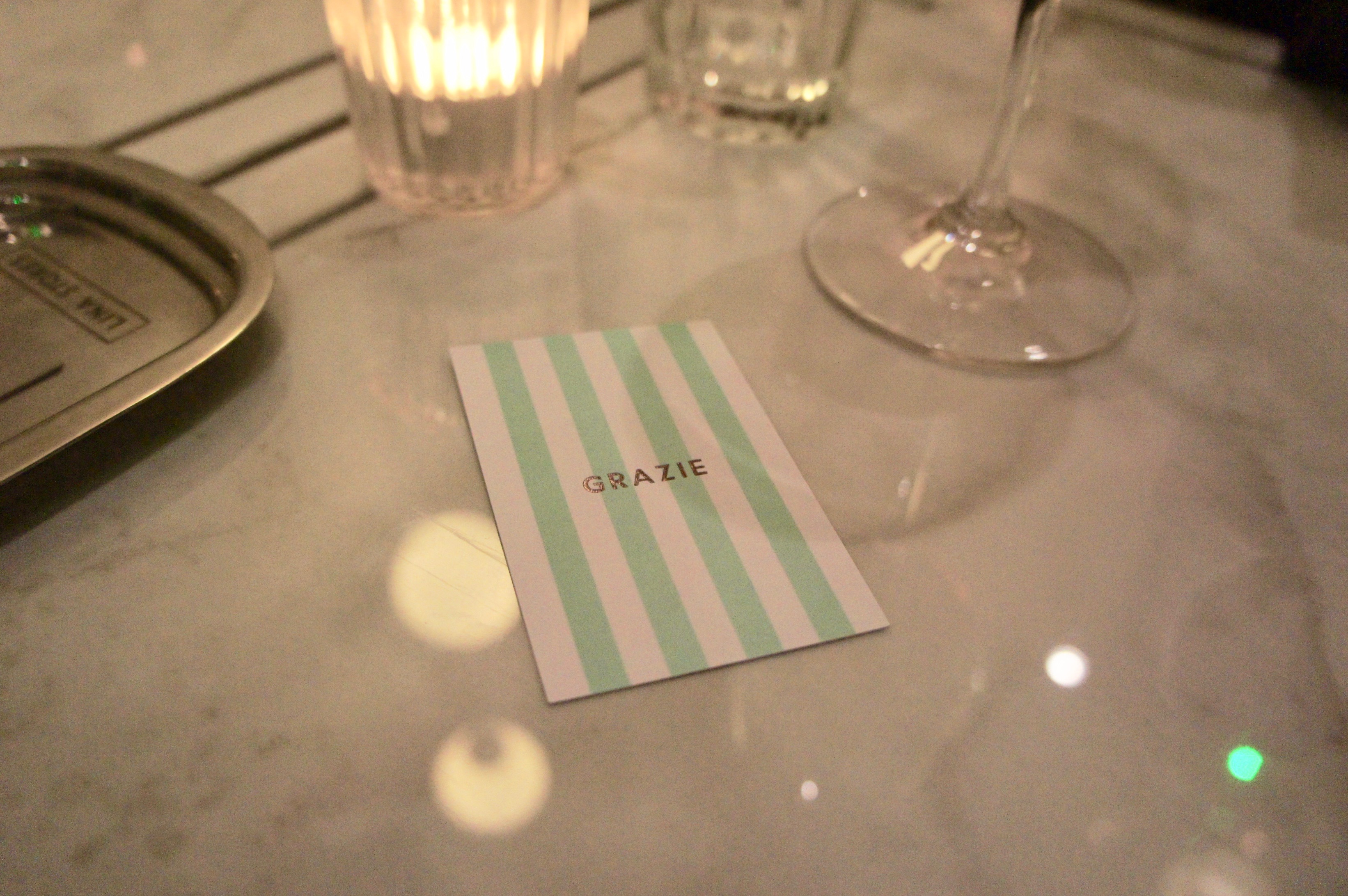 Grazie card Lina Store London