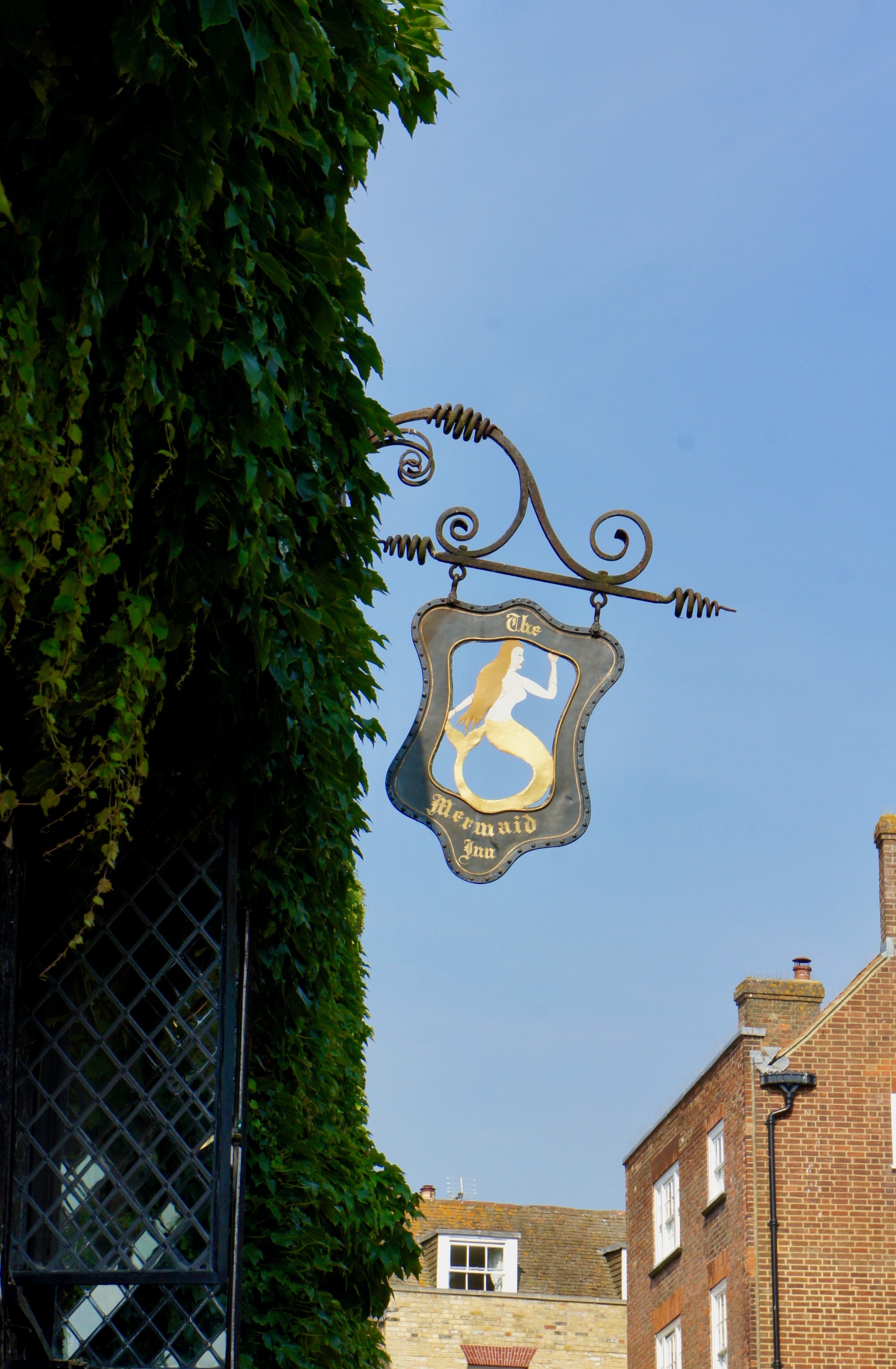 Mermaid pub sign Rye